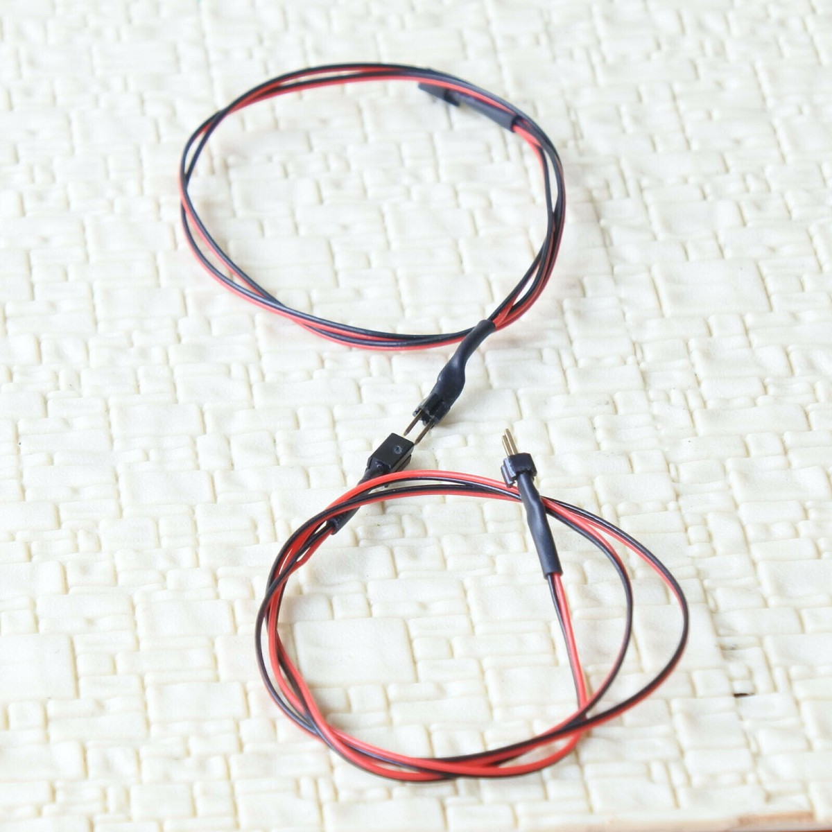 5 x mini-plug kits 2 Pins 1.27mm extending 300mm wires connector N HO light